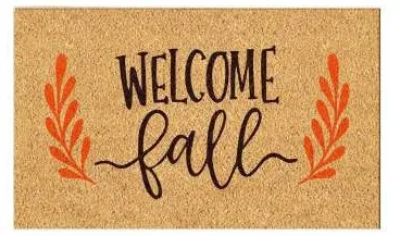Capacho Welcome Fall