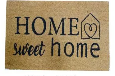 Capacho Home sweet home com casinha