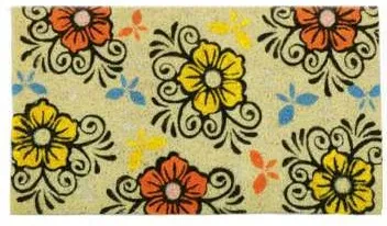 Capacho estampa de flores