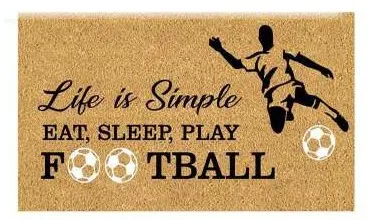 Capacho Life is simple: eat, sleep, play football