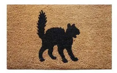 Capacho gato preto