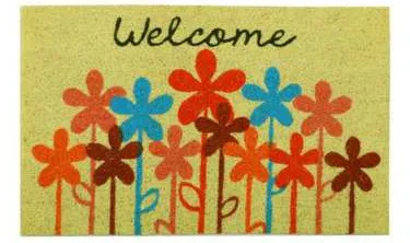 Capacho Welcome com flores