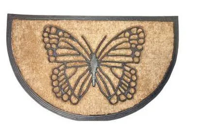 Capacho meia-lua borboleta