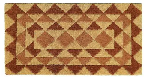 Capacho triângulos com moldura