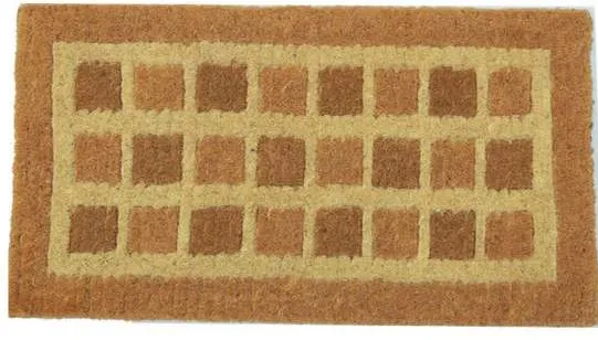 Capacho quadrados com moldura