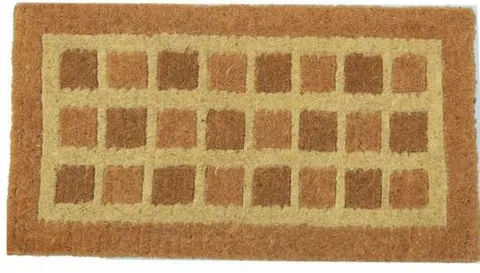 Capacho quadrados com moldura