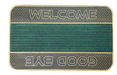 Capacho Welcome / Good bye verde