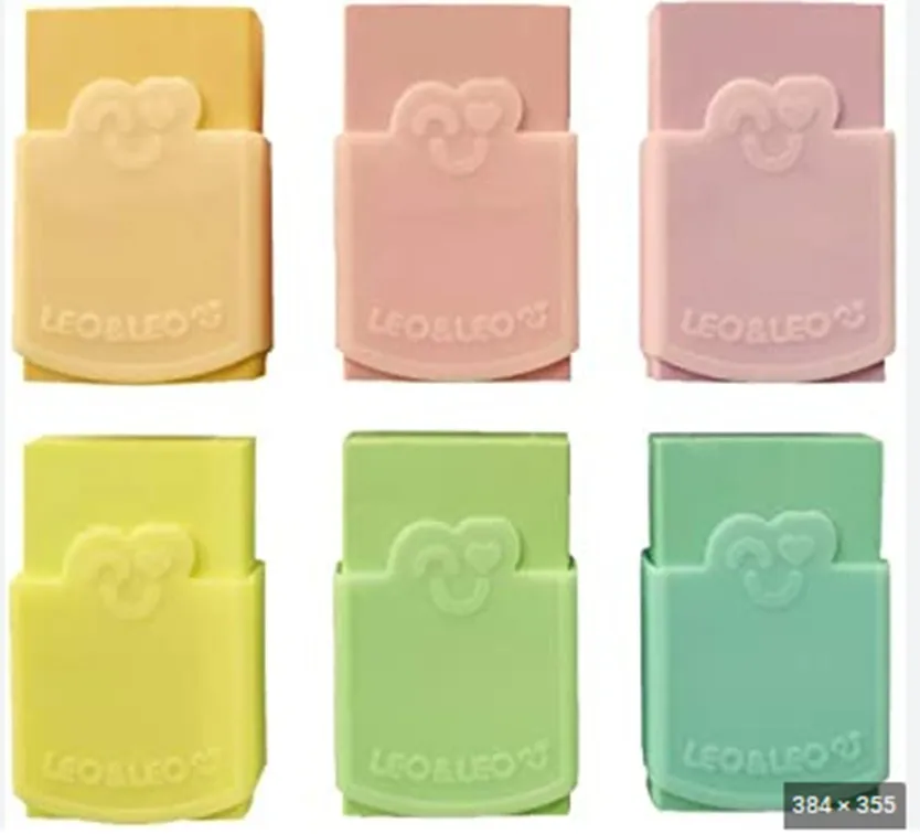 Borracha com capa tons pastel