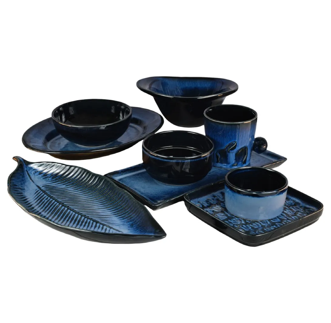 Aparelho Double Reactive azul-escuro com travessa folha