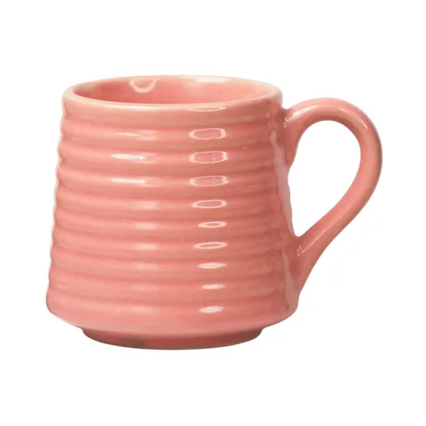 Caneca Honey Lines 300 ml anelada rosa