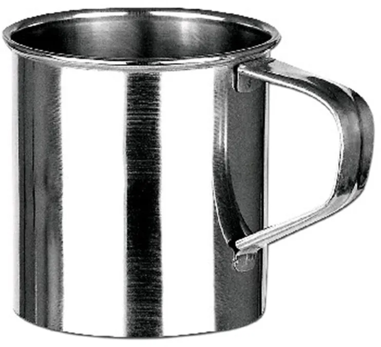 Caneca grande com alça em inox