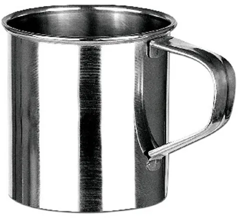 Caneca grande com alça em inox