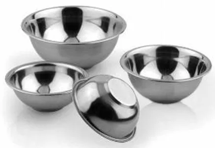 Conjunto de bowls em inox