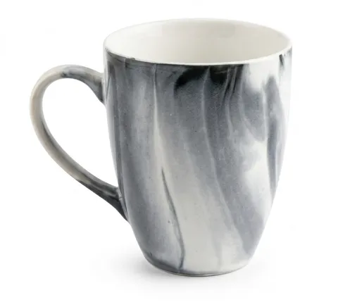 Caneca marmorizada cinza