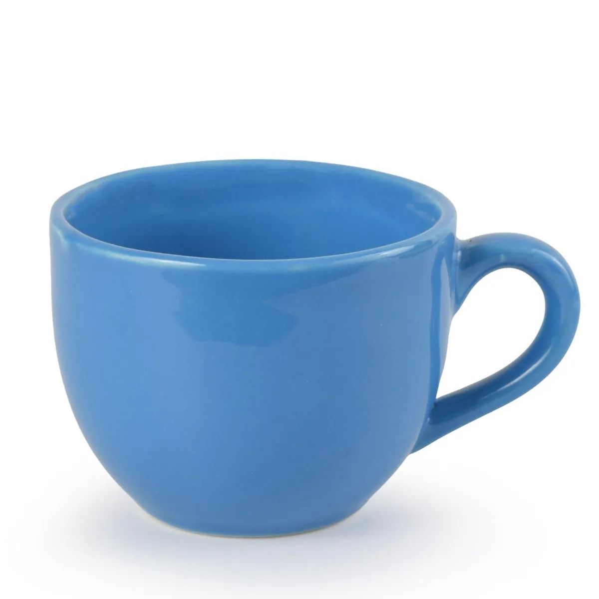 Xícara jumbo bojuda azul