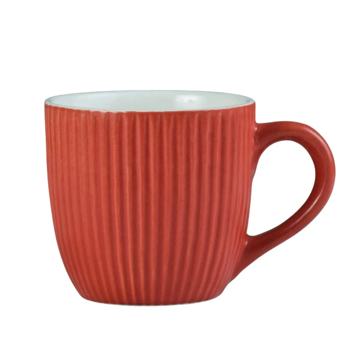 Caneca canelada vertical