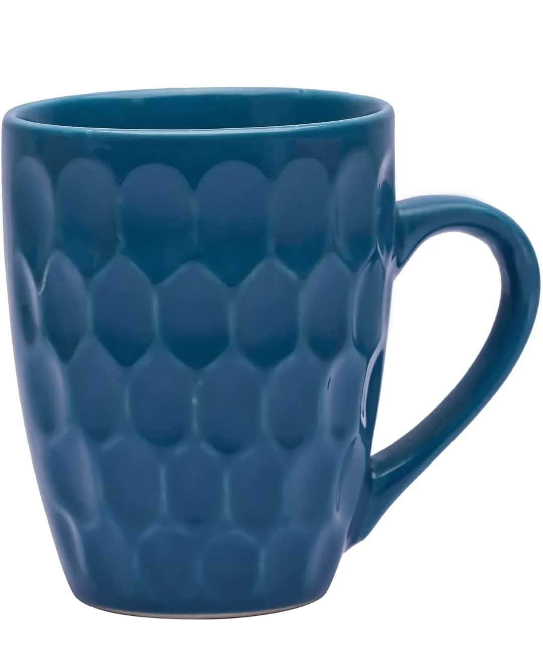 Caneca com relevo de escamas
