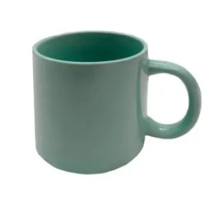 Caneca reta verde-água
