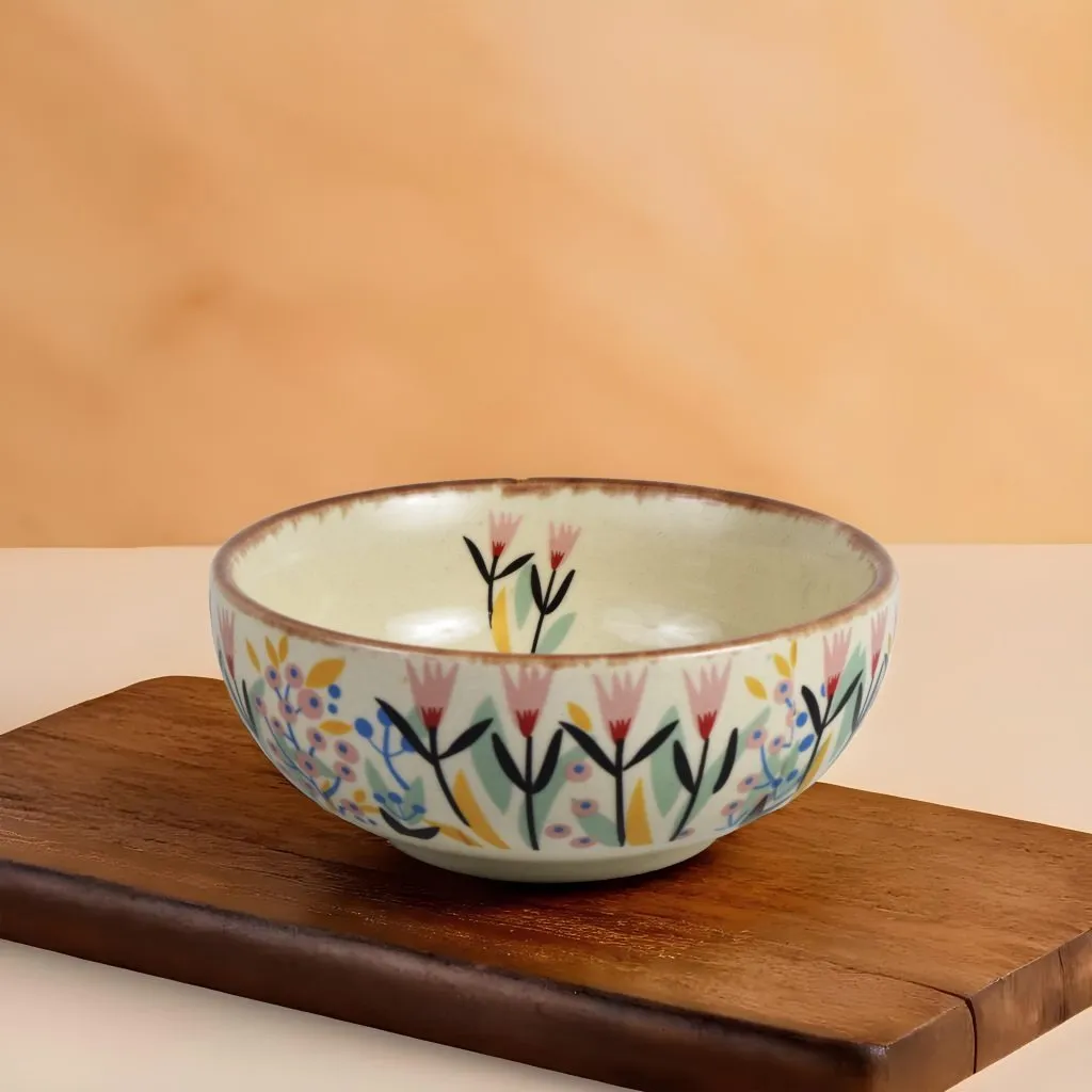 Bowl com pintura floral