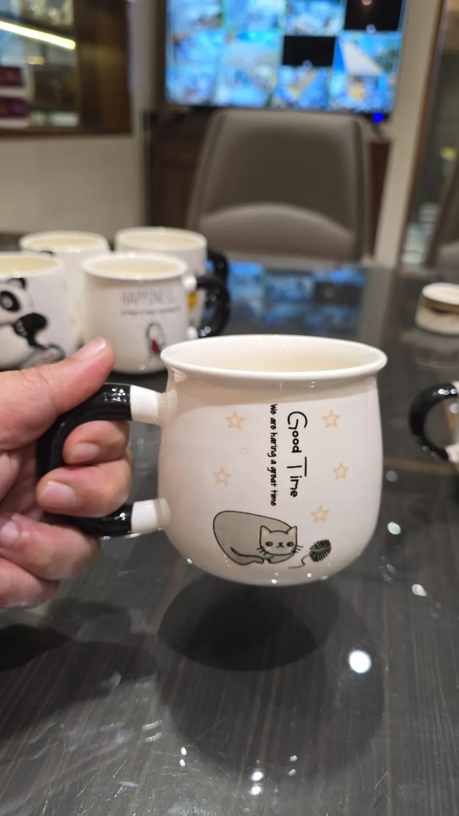 Caneca gato Good Time