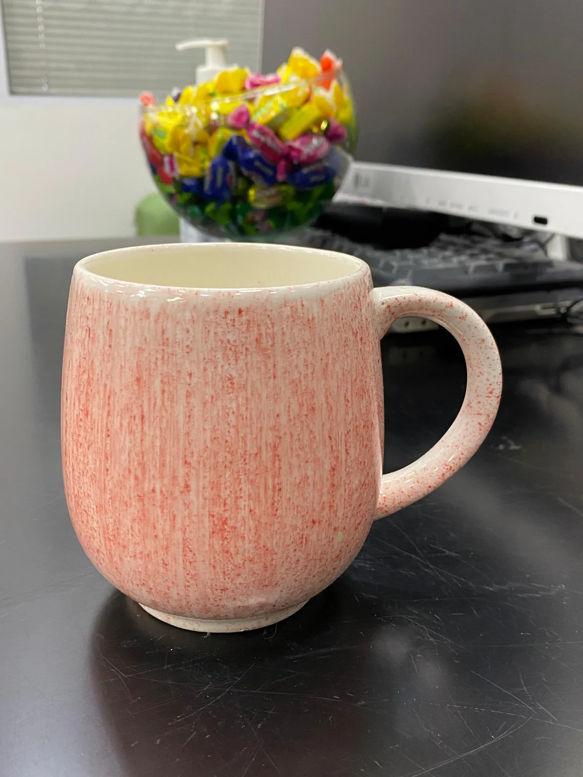 Caneca rosa mesclada