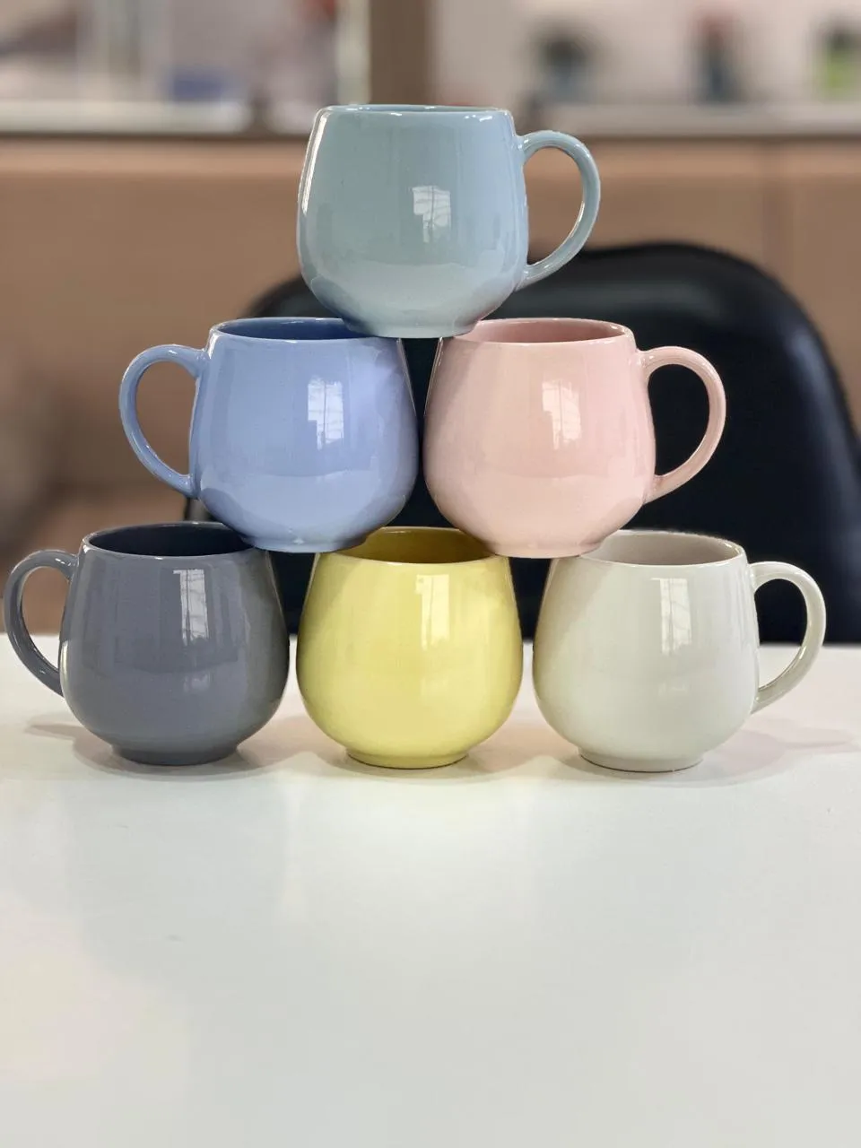 Canecas bojudas tons pastel