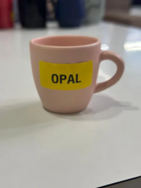 Caneca rosa-salmão