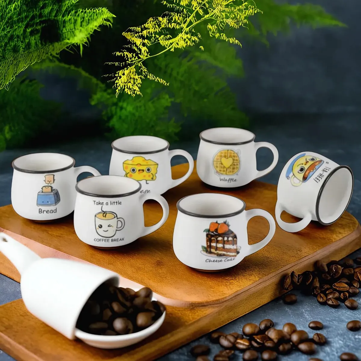 Caneca com ilustrações divertidas
