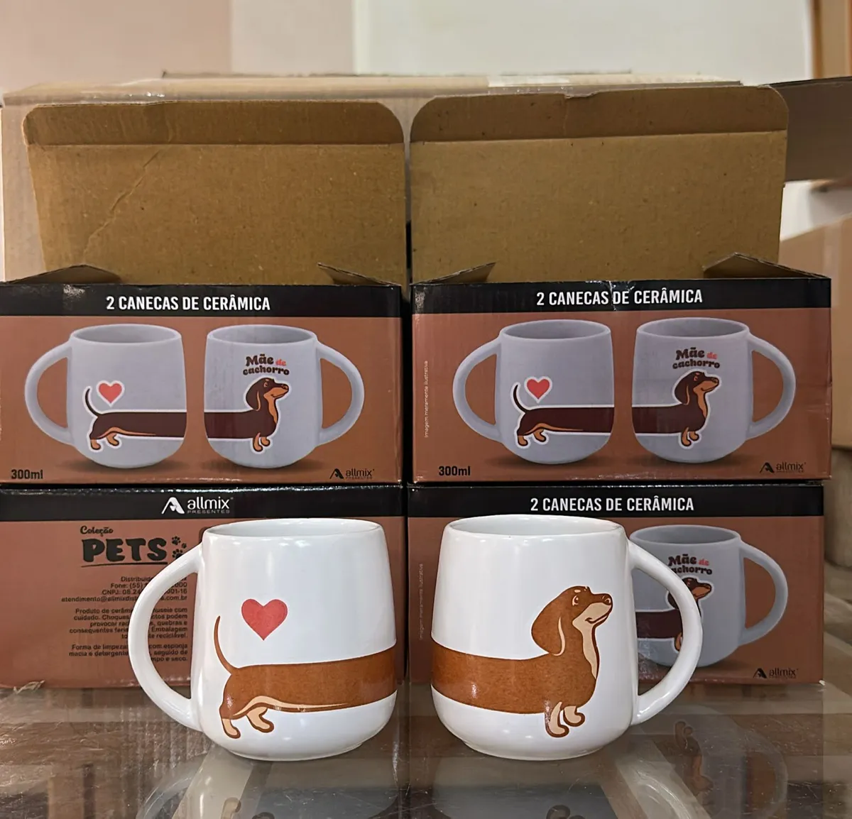 Caneca com estampa pets