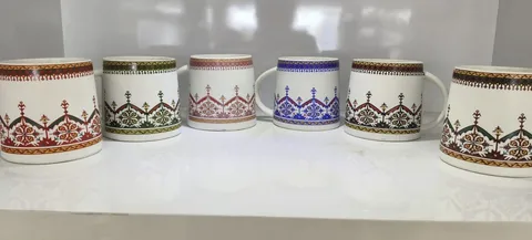 Caneca com barrado étnico