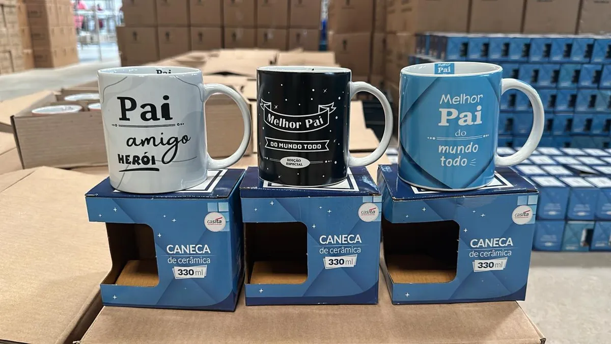 Caneca com frase para pai