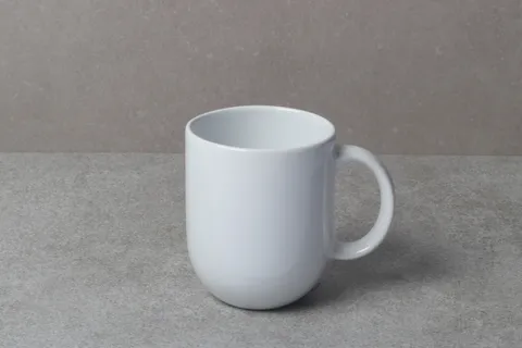 Caneca branca para sublimação Aqua grande 310 ml